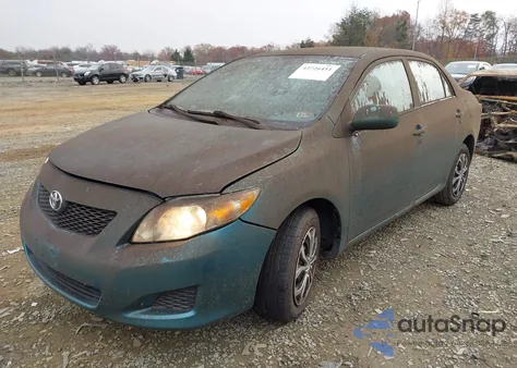 2010 Toyota Corolla Le z USA, uszkodzony, nr VIN 2T1BU4EE0AC383079